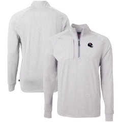 Chicago Bears Cutter & Buck Big & Tall Adapt Eco Raglan Quarter-Zip Jacket | NFL Hot