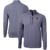 Chicago Bears Cutter & Buck Big & Tall Adapt Eco Raglan Quarter-Zip Jacket | NFL US
