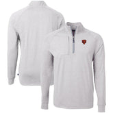 Chicago Bears Cutter & Buck Big & Tall Adapt Eco Raglan Quarter-Zip Jacket | NFL Online