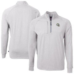 Los Angeles Chargers Cutter & Buck Big & Tall Adapt Eco Raglan Quarter-Zip Jacket | NFL Hot