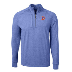 Denver Broncos Cutter & Buck Big & Tall Adapt Eco Raglan Quarter-Zip Jacket | NFL On sale