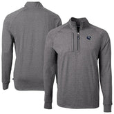 New York Giants Cutter & Buck Big & Tall Adapt Eco Raglan Quarter-Zip Jacket | NFL New