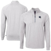 New York Giants Cutter & Buck Big & Tall Adapt Eco Raglan Quarter-Zip Jacket | NFL On sale