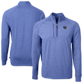 New York Giants Cutter & Buck Big & Tall Adapt Eco Raglan Quarter-Zip Jacket | NFL Hot