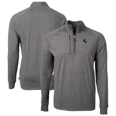 Philadelphia Eagles Cutter & Buck Big & Tall Adapt Eco Raglan Quarter-Zip Jacket | NFL Outlet