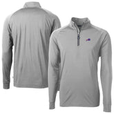 Buffalo Bills Cutter & Buck Big & Tall Adapt Eco DryTec Raglan Quarter-Zip Jacket | NFL Discount