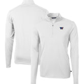 Washington Commanders Cutter & Buck Big & Tall Americana Virtue Eco Pique Quarter-Zip Jacket | NFL On sale