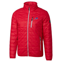 Buffalo Bills Cutter & Buck Big & Tall Rainier PrimaLoft Eco Insulated Full-Zip Hoodie Puffer Jacket | NFL Sale