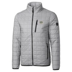 Green Bay Packers Cutter & Buck Big & Tall Rainier PrimaLoft Eco Insulated Full-Zip Hoodie Puffer Jacket | NFL US