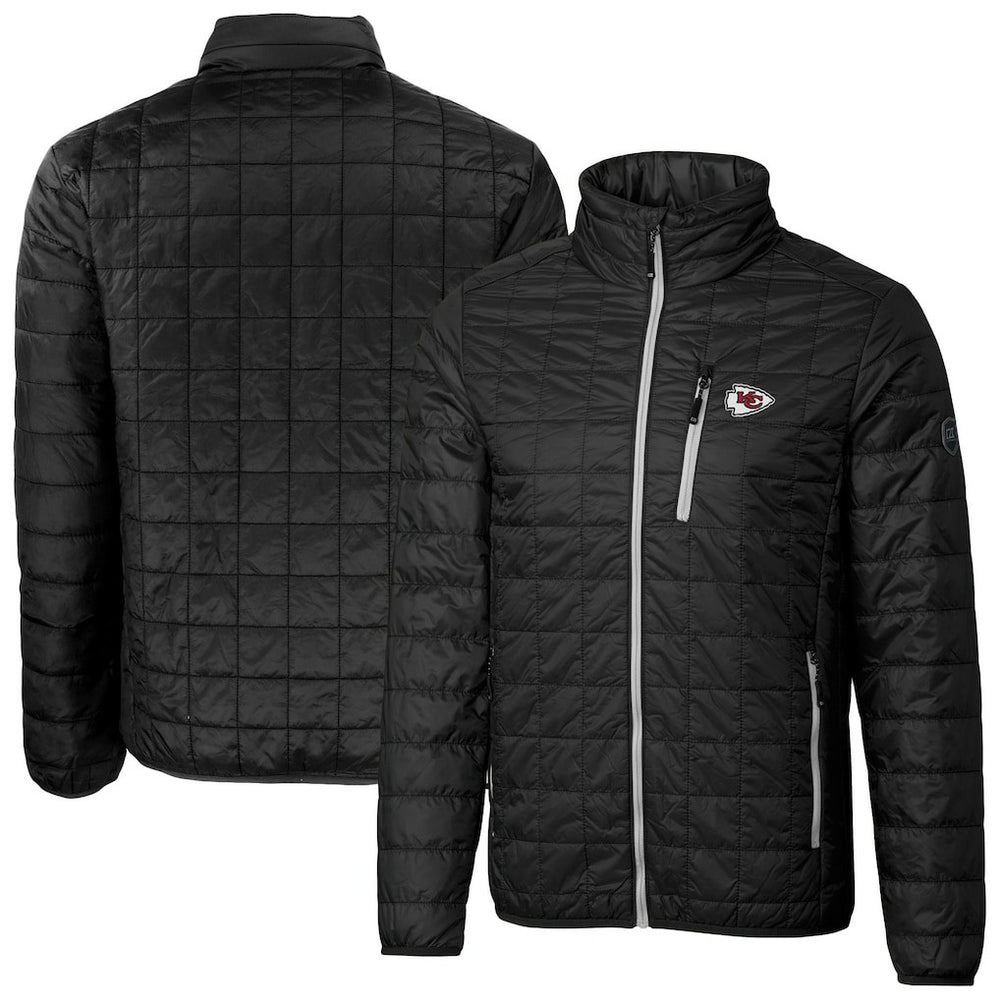 Kansas City Chiefs Cutter & Buck Big & Tall Rainier PrimaLoft Eco Insulated Full-Zip Hoodie Puffer Jacket | NFL Online