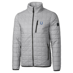 Indianapolis Colts Cutter & Buck Big & Tall Rainier PrimaLoft Eco Insulated Full-Zip Hoodie Puffer Jacket | NFL Online
