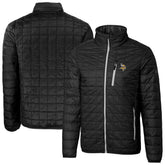 Minnesota Vikings Cutter & Buck Big & Tall Rainier PrimaLoft Eco Insulated Full-Zip Hoodie Puffer Jacket | NFL New