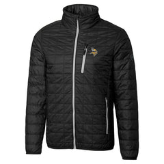 Minnesota Vikings Cutter & Buck Big & Tall Rainier PrimaLoft Eco Insulated Full-Zip Hoodie Puffer Jacket | NFL New