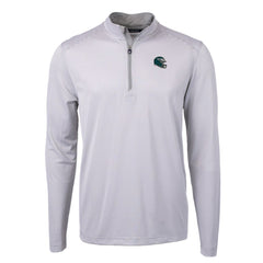 Philadelphia Eagles Cutter & Buck Big & Tall Virtue Eco Pique Micro Stripe Tri-Blend Quarter-Zip Jacket | NFL Hot