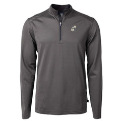 New Orleans Saints Cutter & Buck Big & Tall Virtue Eco Pique Micro Stripe Tri-Blend Quarter-Zip Jacket | NFL Discount