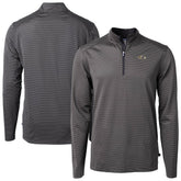 Baltimore Ravens Cutter & Buck Big & Tall Virtue Eco Pique Micro Stripe Tri-Blend Quarter-Zip Jacket | NFL Near me