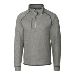 Los Angeles Chargers Cutter & Buck Big & Tall Mainsail Sweater-Knit Raglan Half-Zip Jacket | NFL Discount