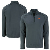 Cincinnati Bengals Cutter & Buck Peshastin Eco Fleece Tri-Blend Raglan Recycled Quarter-Zip Jacket | NFL New