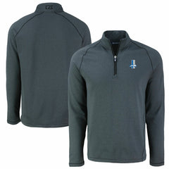 Detroit Lions Cutter & Buck Peshastin Eco Fleece Tri-Blend Raglan Recycled Quarter-Zip Jacket | NFL Online