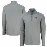 Detroit Lions Cutter & Buck Peshastin Eco Fleece Tri-Blend Raglan Recycled Quarter-Zip Jacket | NFL Online