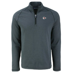 Kansas City Chiefs Cutter & Buck Peshastin Eco Fleece Tri-Blend Raglan Recycled Quarter-Zip Jacket | NFL Near me