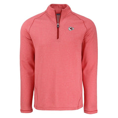 Kansas City Chiefs Cutter & Buck Peshastin Eco Fleece Tri-Blend Raglan Recycled Quarter-Zip Jacket | NFL Near me