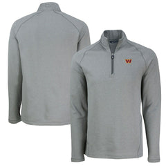 Washington Commanders Cutter & Buck Peshastin Eco Fleece Tri-Blend Raglan Recycled Quarter-Zip Jacket | NFL Near me
