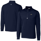 Los Angeles Chargers Cutter & Buck Big & Tall Traverse Stretch Quarter-Zip Top | NFL Sale