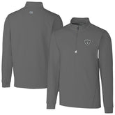 Las Vegas Raiders Cutter & Buck Big & Tall Traverse Stretch Quarter-Zip Top | NFL Sale