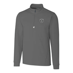 Las Vegas Raiders Cutter & Buck Big & Tall Traverse Stretch Quarter-Zip Top | NFL Sale