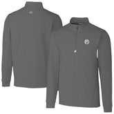 Pittsburgh Steelers Cutter & Buck Big & Tall Traverse Stretch Quarter-Zip Top | NFL Outlet