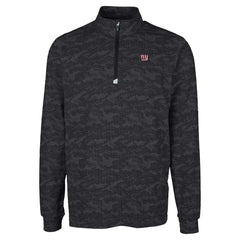New York Giants Cutter & Buck Big & Tall Traverse Eco Camo Tri-Blend DryTec Quarter-Zip Jacket | NFL Online