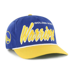 Royal/Gold Golden State Warriors '47 Dropshadow Rope Hitch Adjustable Hat sale | NBA