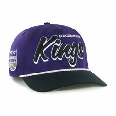 Purple/Black Sacramento Kings '47 Dropshadow Rope Hitch Adjustable Hat | NBA