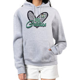 Heather Gray Boston Celtics G-III 4Her by Carl Banks Women's Leopard Heart Graphic Fleece Pullover Hoodie | NBA