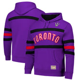 Purple Toronto Raptors Hardwood Classics Nights Head Coach Pullover Hoodie | NBA