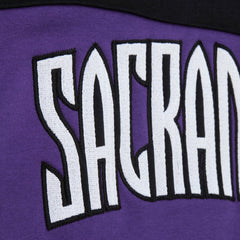 Purple Sacramento Kings Hardwood Classics Nights Head Coach Pullover Hoodie | NBA