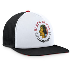Chicago Blackhawks Fanatics Decades Collection Foam Front Snapback Hat - NHL Hats