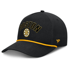 Boston Bruins Fanatics Decades Collection A-Frame Rope Adjustable Hat - NHL Hats