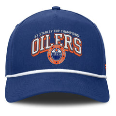Edmonton Oilers Fanatics Decades Collection A-Frame Rope Adjustable Hat - NHL Hats