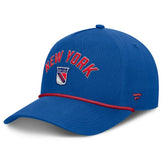 New York Rangers Fanatics Decades Collection A-Frame Rope Adjustable Hat - NHL Hats