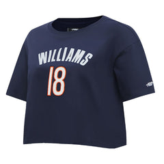 Chicago Bears Caleb Williams Pro Standard Women's Player Name & Number Cropped Boxy T-Shirt | NFL Near me