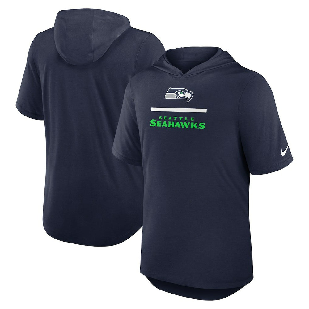 Seattle Seahawks Lockup Tri-Blend Hoodie T-Shirt | NFL US