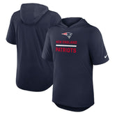 New England Patriots Lockup Tri-Blend Hoodie T-Shirt | NFL US