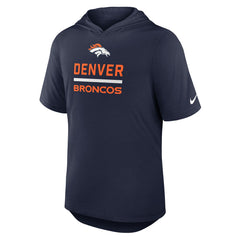 Denver Broncos Lockup Tri-Blend Hoodie T-Shirt | NFL Discount