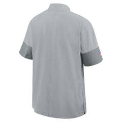Detroit Lions Sideline Short Sleeve Quarter-Zip Dri-FIT Coach Jacket | NFL Online