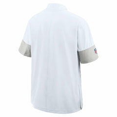 Buffalo Bills Sideline Short Sleeve Quarter-Zip Dri-FIT Coach Jacket | NFL Outlet