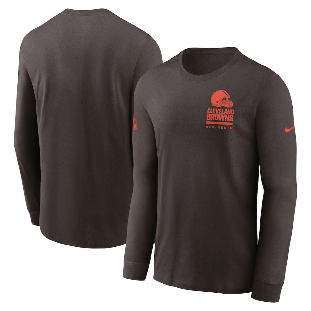 Cleveland Browns Sideline Dri-FIT Long Sleeve T-Shirt | NFL Hot