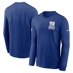 New York Giants Sideline Dri-FIT Long Sleeve T-Shirt | NFL Outlet