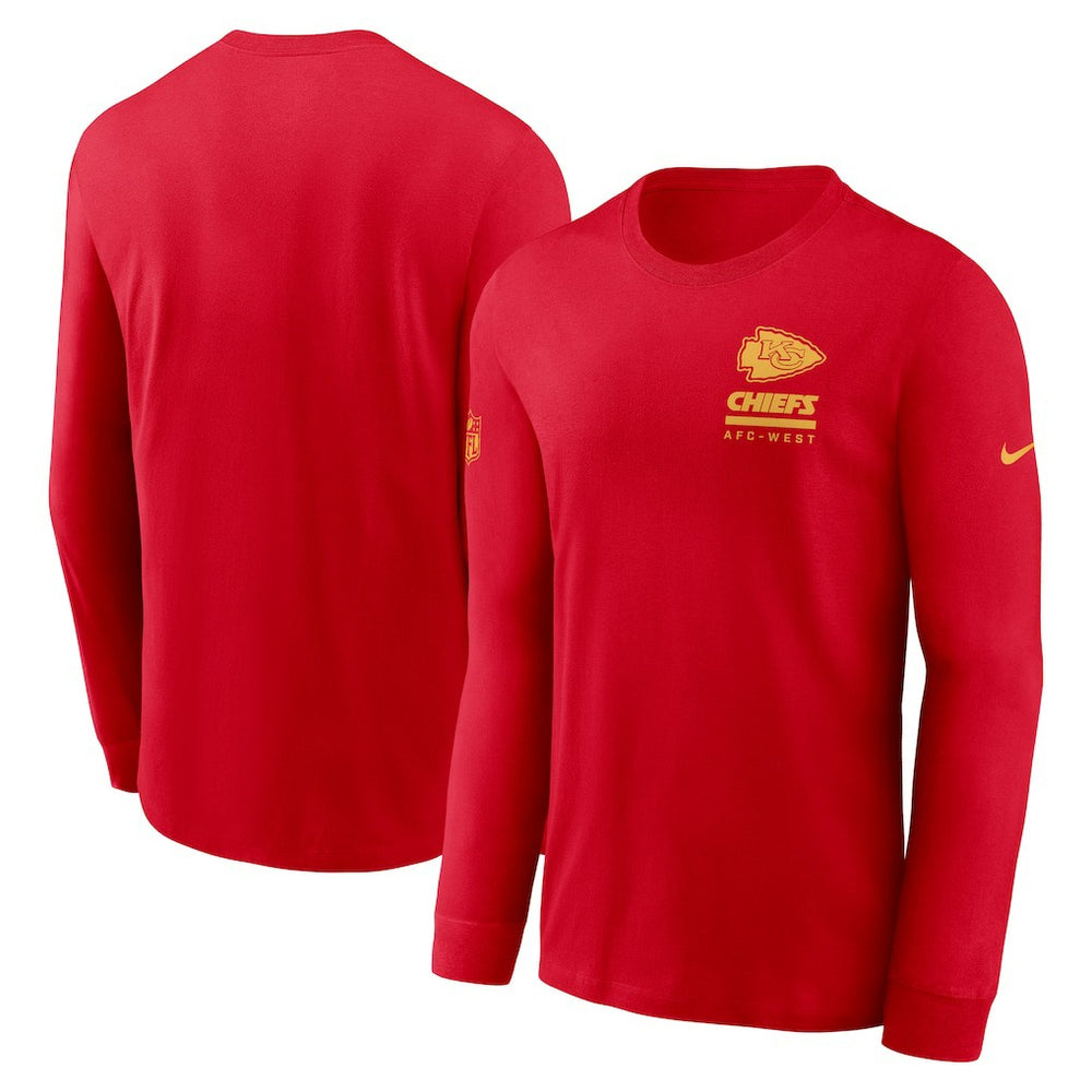 Kansas City Chiefs Sideline Dri-FIT Long Sleeve T-Shirt | NFL Hot
